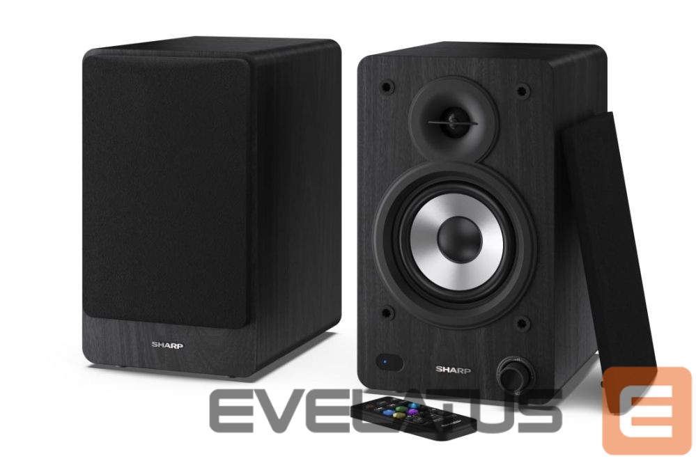 Arvutikõlarid Sharp CP-SS30 Bookshelf Speakers, Black