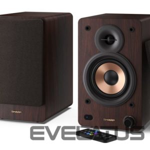 Arvutikõlarid Sharp  CP-SS30 Bookshelf Speakers, Brown 