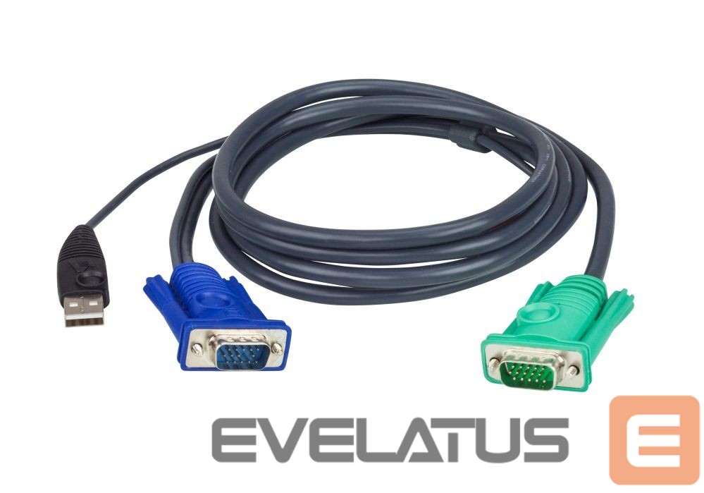 Server – muud tarvikud Aten 5M USB KVM Cable with 3 in 1 SPHD 2L-5205U