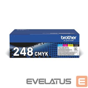 Tarvikud ja tarvikud Brother  TN248VAL Toner Cartridge, Value pack with all 4 toners 