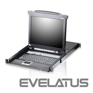 Server – muud tarvikud Aten  CL5708M 8-Port PS/2-USB VGA 17" LCD KVM Switch with Daisy-Chain Port and USB Peripheral Support 
