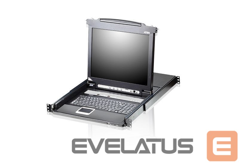 Server – muud tarvikud Aten CL5708M 8-Port PS/2-USB VGA 17" LCD KVM Switch with Daisy-Chain Port and USB Peripheral Support