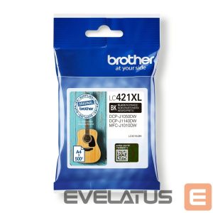 Tarvikud ja tarvikud Brother  LC421XLBK Ink Cartridge, Black 