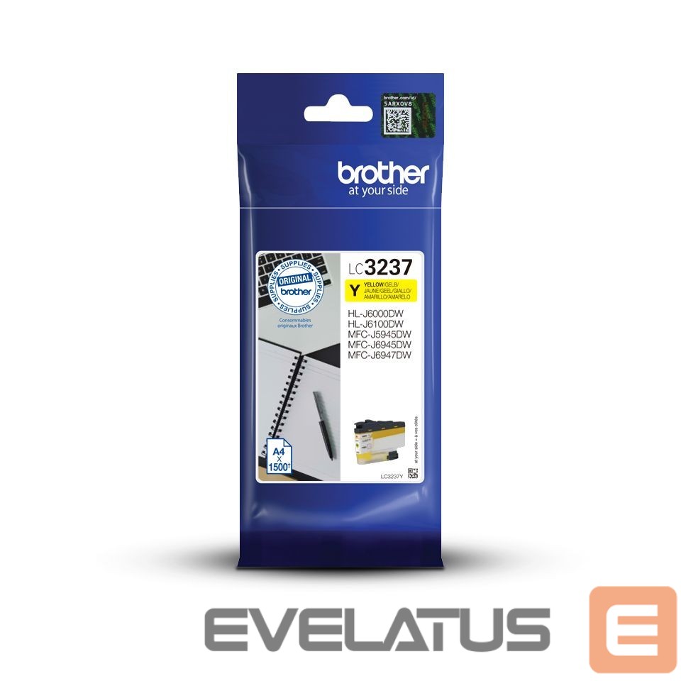 Tarvikud ja tarvikud Brother Ink Cartridge | Yellow