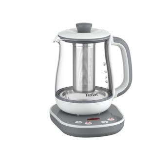 Veekeetja TEFAL BJ551B10 Tastea Kettle, Glass, Grey/White