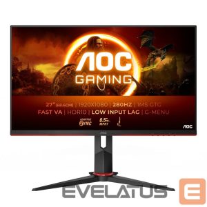 Monitorid Aoc international  AOC 27G2ZN3/BK 27i VA WLED FHD 280Hz 