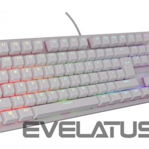 Arvuti klaviatuur Genesis  THOR 303 | Mechanical Gaming Keyboard | Wired | US | White | USB Type-A | Outemu Peach Silent 
