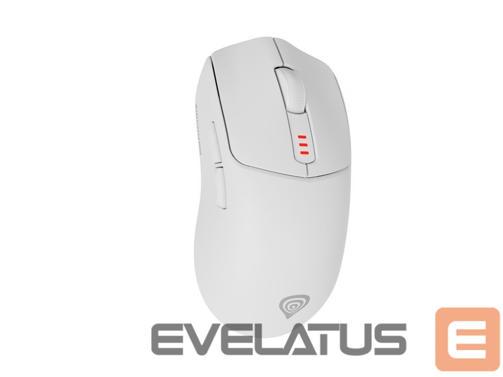 Arvutihiir Genesis Zircon 500 | Wireless/Wired | Gaming Mouse | 2.4 GHz, Bluetooth, USB | White