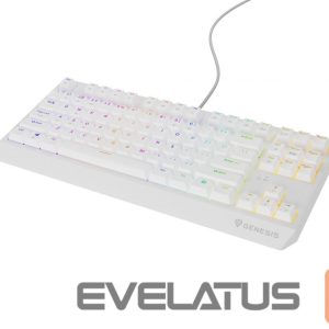 Arvuti klaviatuur Genesis  THOR 230 | Mechanical Gaming Keyboard | Wired | US | White | USB Type-A | Outemu Brown 