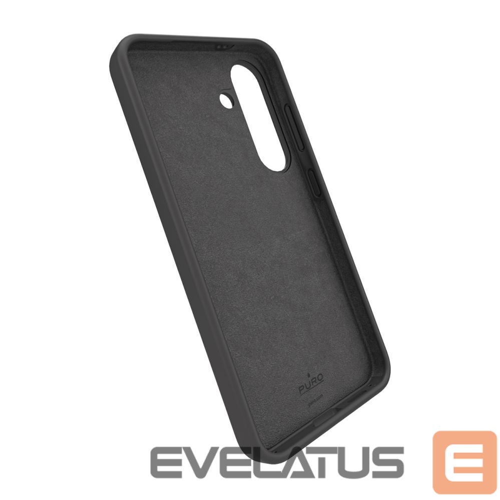 Tagakaaned Puro Puro Icon Silicone Case for Samsung Galaxy S25 - Black