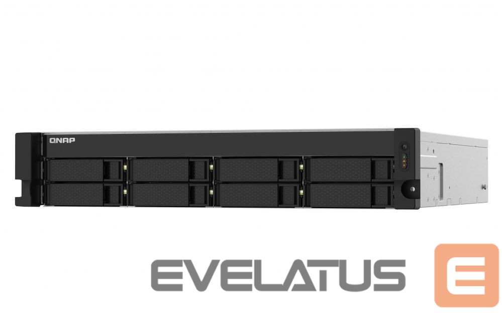 Mälupulk QNAP 8-Bay NAS TS-832PXU-RP-4G Up to 8 HDD Hot-swap, AL324 ARM Cortex-A57 Quad-Core, Processor frequency 1.7 GHz, 4 GB, DDR4, 2x2.5GbE, 2x10GbE 4xUSB 3.2 Gen 1, 1xPCIe