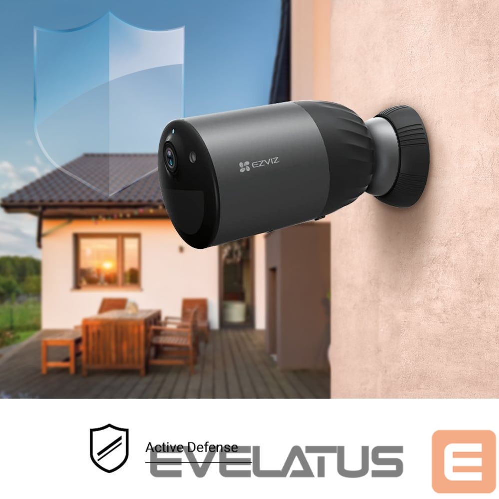 Videokaamera EZVIZ EB3 CS-EB3 4G Outdoor IP65 Smart Home Battery security Camera MicroSD / Night vision Silver