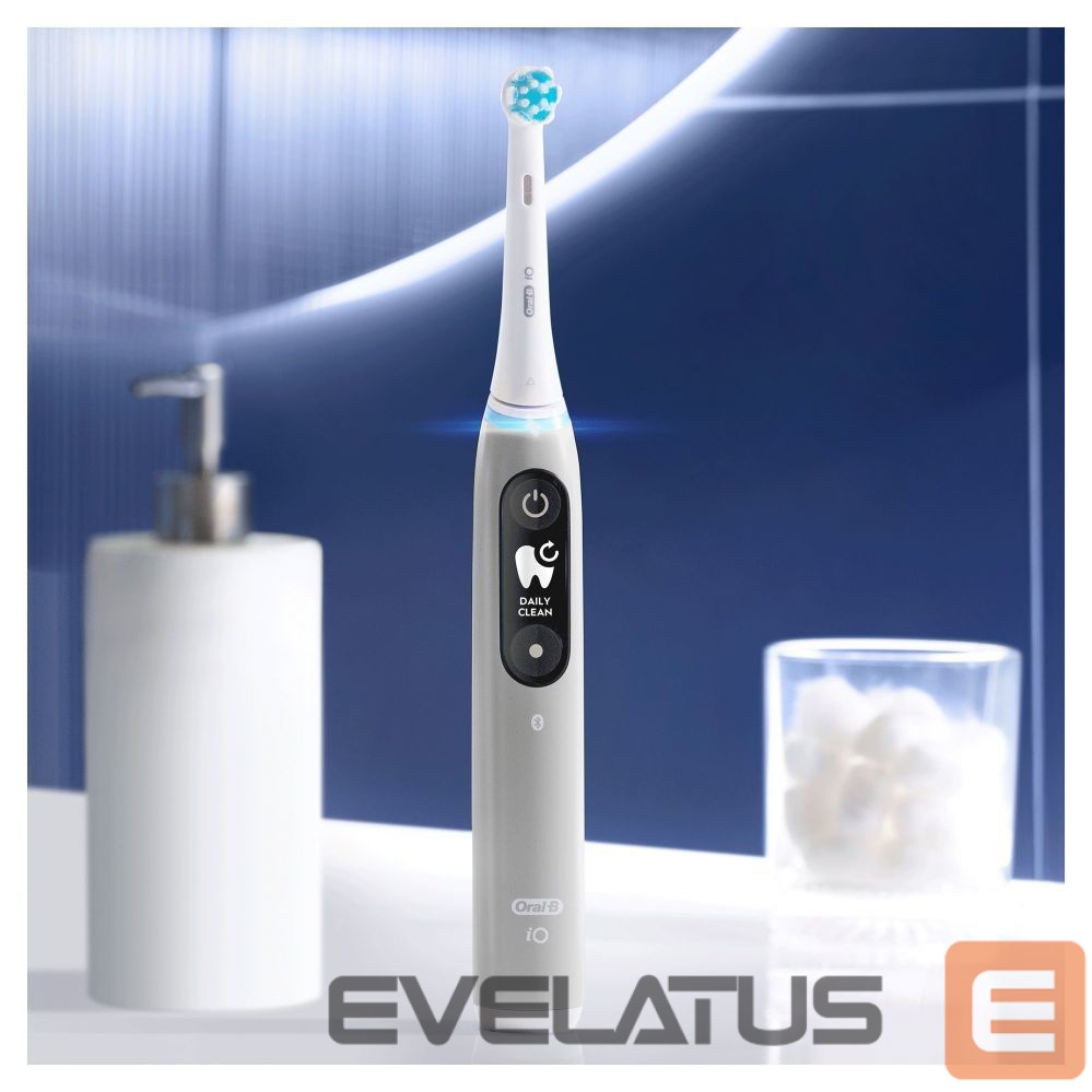 Hambahari Oral-B Toothbrush iO Series 6 Rechargeable, For adults, Number of brush heads included 1, Number of teeth brushing modes 5, Grey Opal