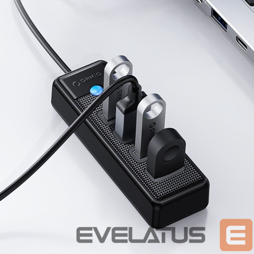 Üleminek Orico Black \ 4 ports