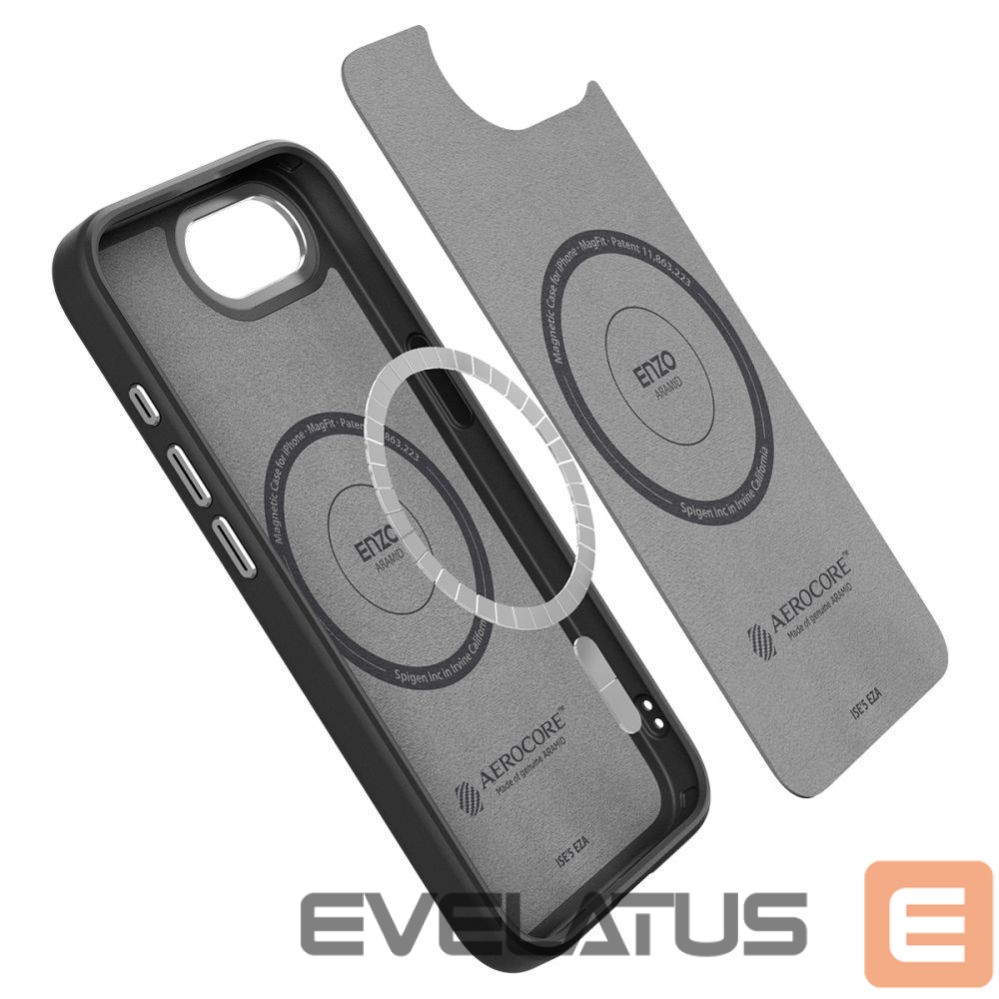 Tagakaaned Spigen Spigen Enzo Aramid MagSafe iPhone 16e Case - Black