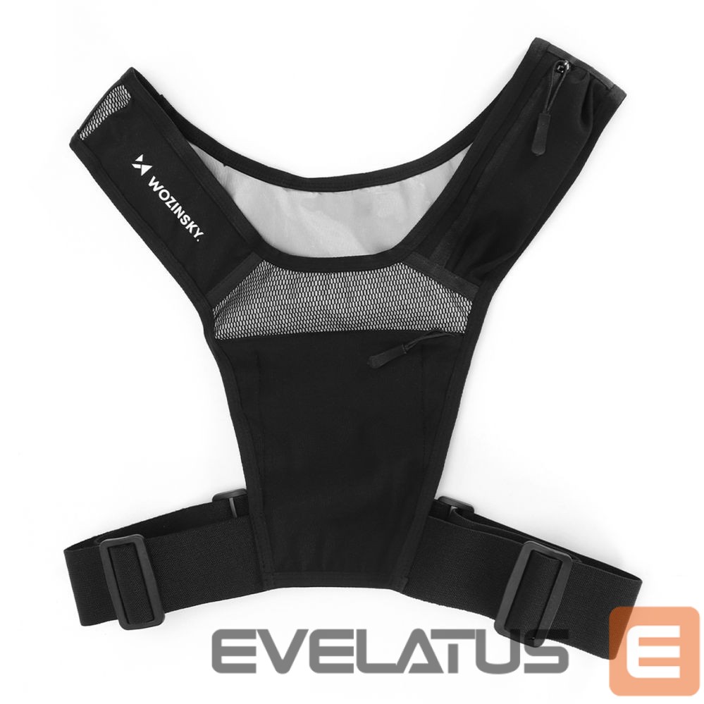 Teised Wozinsky Wozinsky WKDB1 Reflective Running Vest - Black