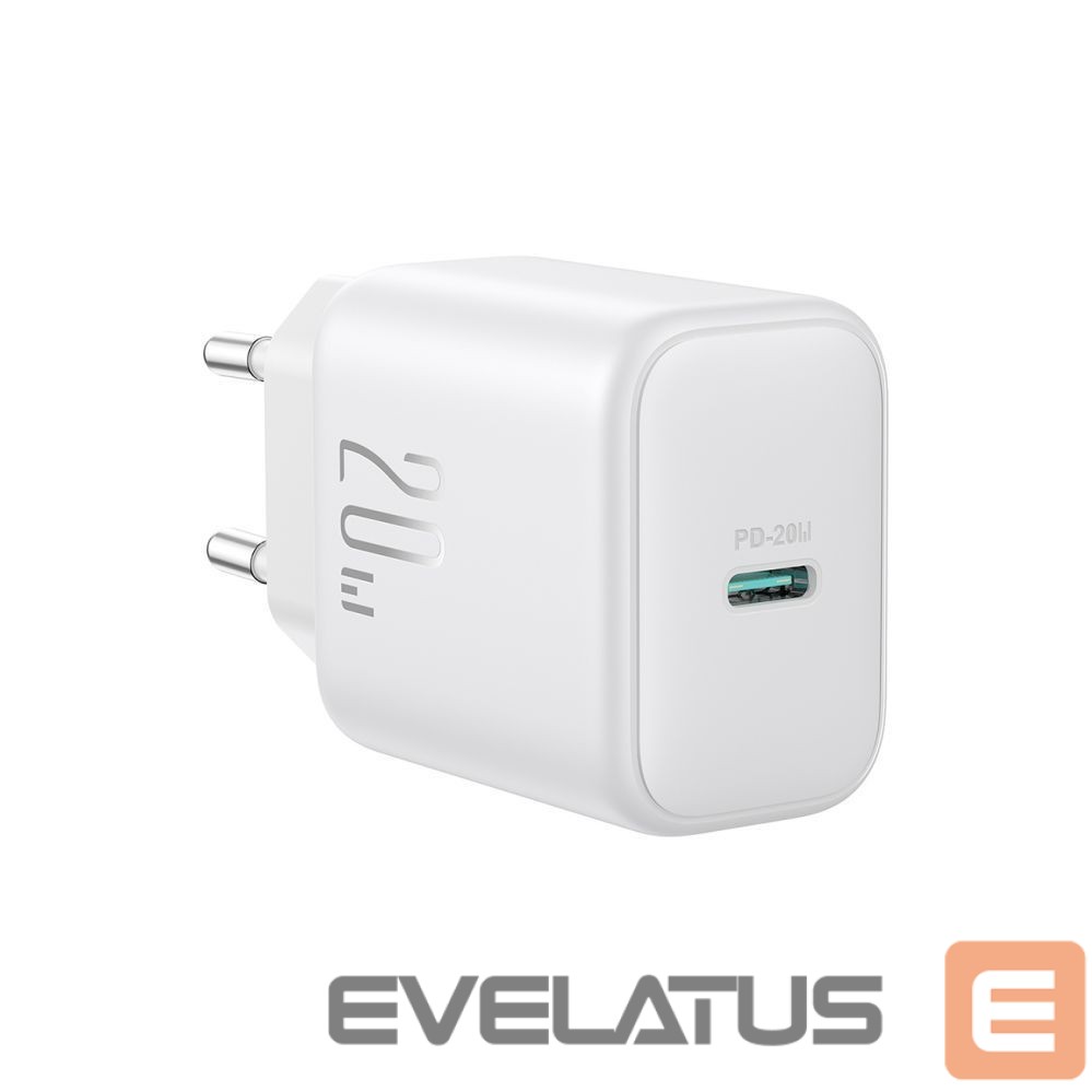 Adaptrid Joyroom Joyroom JR-TCF20 wall charger with a USB-C connector with a power of up to 20W (with USB-C / USB-C cable)