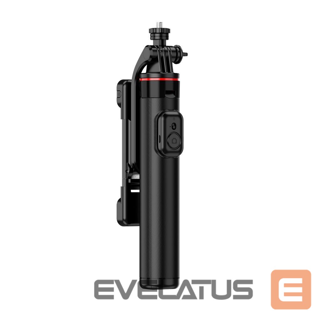 Kaameratarvik Hurtel Selfie stick WC12YDS 1.3m aluminum alloy telescopic tripod with dual lamp and phone holder - black