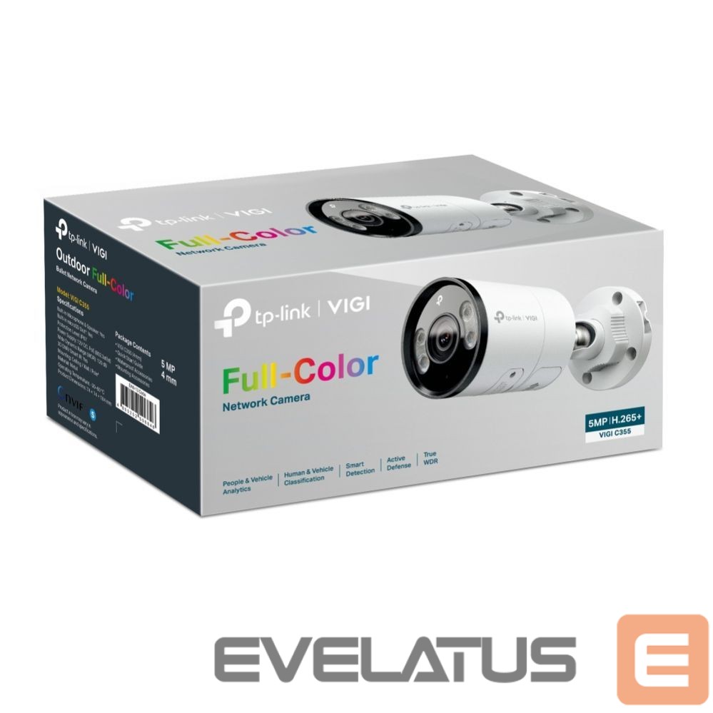 IP kaamerad TP-Link NET CAMERA BULLET H.265+ 5MP/VIGI C355(6MM)