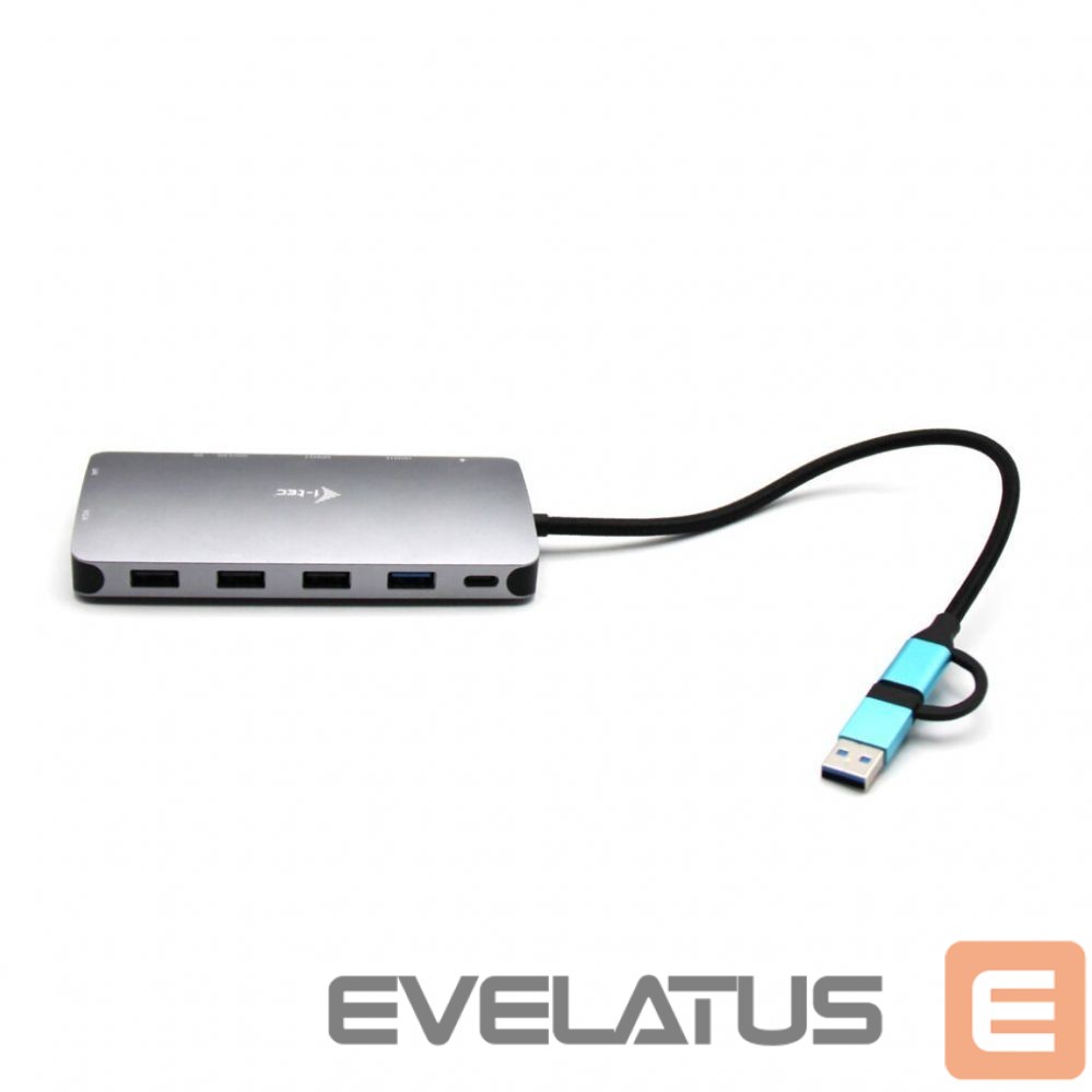 Arvutitarvikud I-TEC I-TEC USB-C Metal Nano Dock 3xDisplay+PD