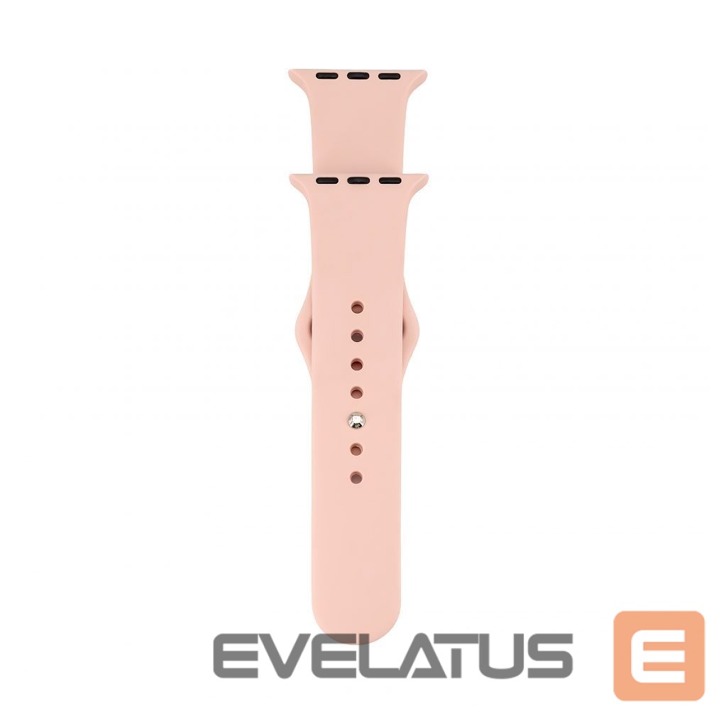 Rihm Connect Watch 38/40/41mm Silicone Loop Watch Strap (132mm M/L) Pink Sand