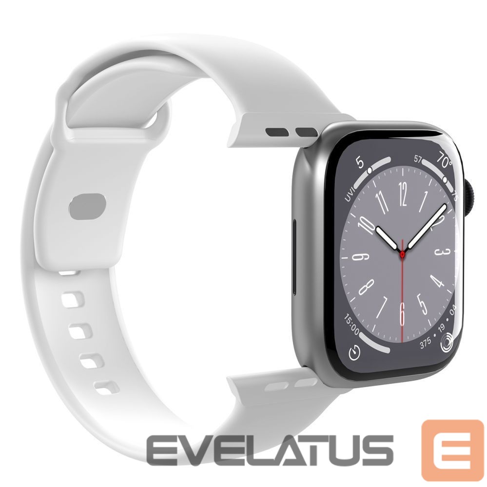 Rihm Puro Puro Icon Silicone Strap for Apple Watch 38 / 40 / 41 mm - White (2 pcs.)
