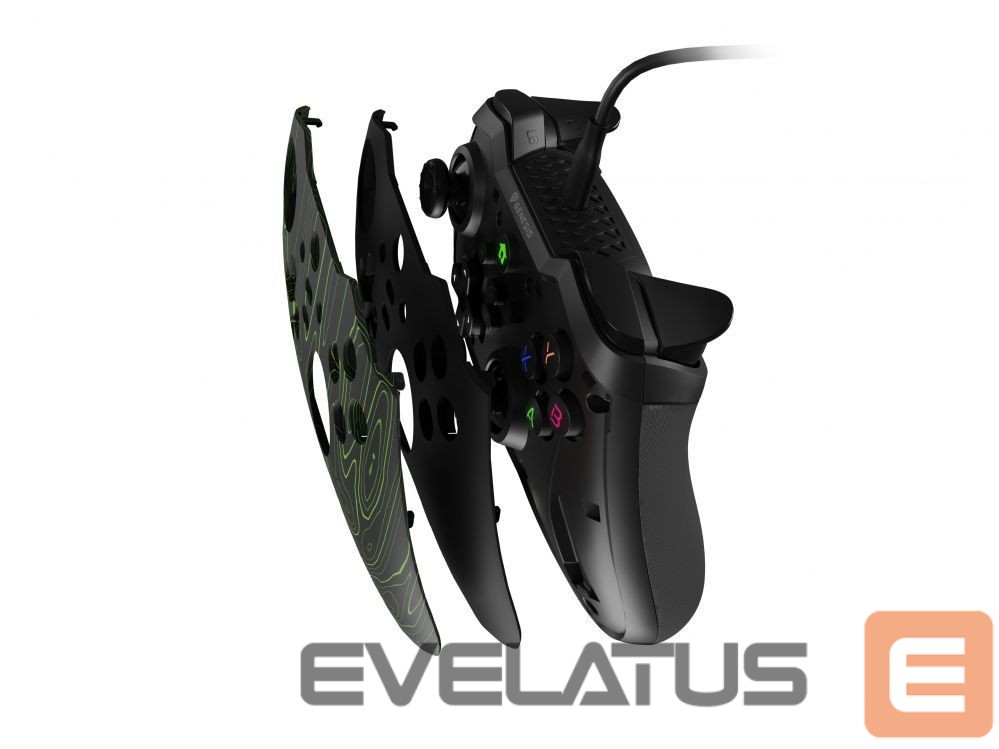 Arvutitoolid / lauad Genesis Mangan 300 Gamepad, Black, Wired
