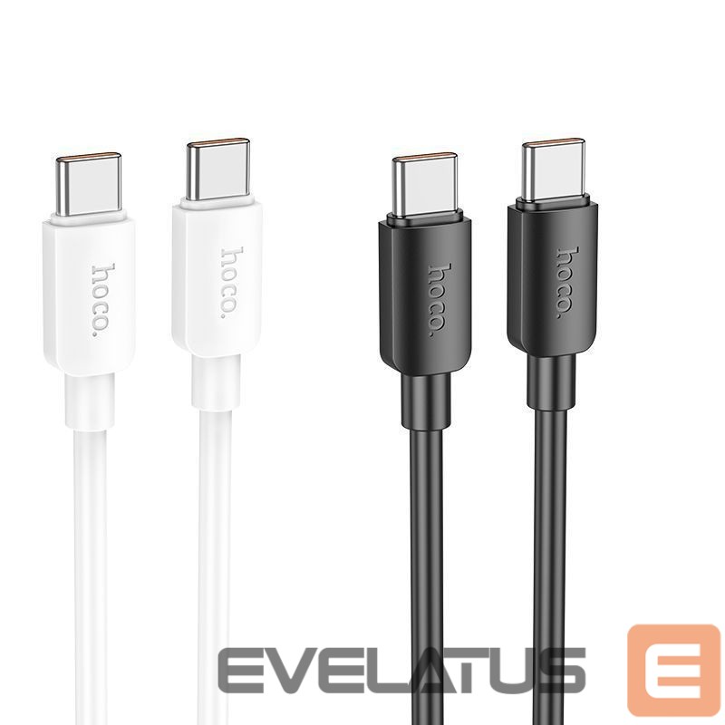 Kaabel Hoco Cable USB C to USB C Hoco PD 6A 100W 1 m X96 black