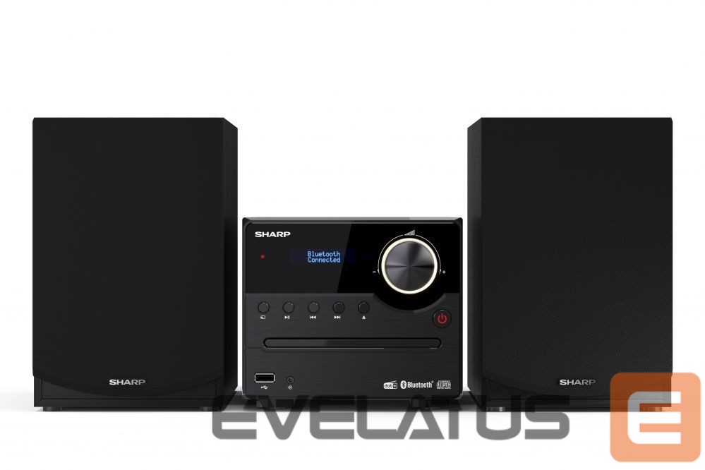 Interaktiivne lahendus Sharp XL-B517D(BK) Hi-Fi Micro System, CD/FM/USB/Bluetooth v5.0, Aux-in, 45W, Black