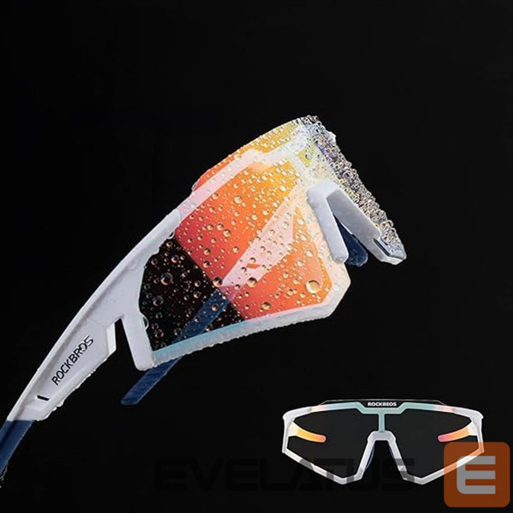 Jalgratta tarvik Rockbros Rockbros SP297 polarizing cycling glasses - white