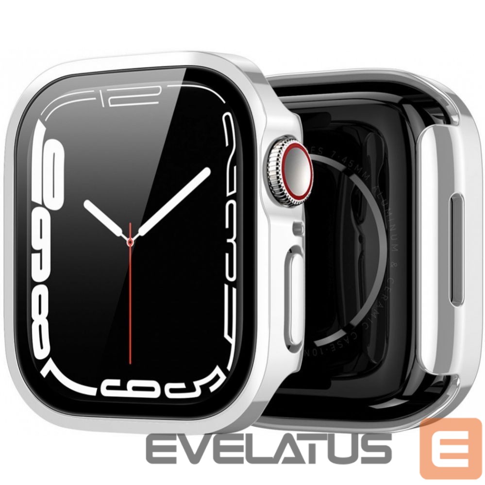 Ekraani kaitse Dux Ducis Hamo Apple Watch Series 7/8/9 Case (PC) 45MM Silver