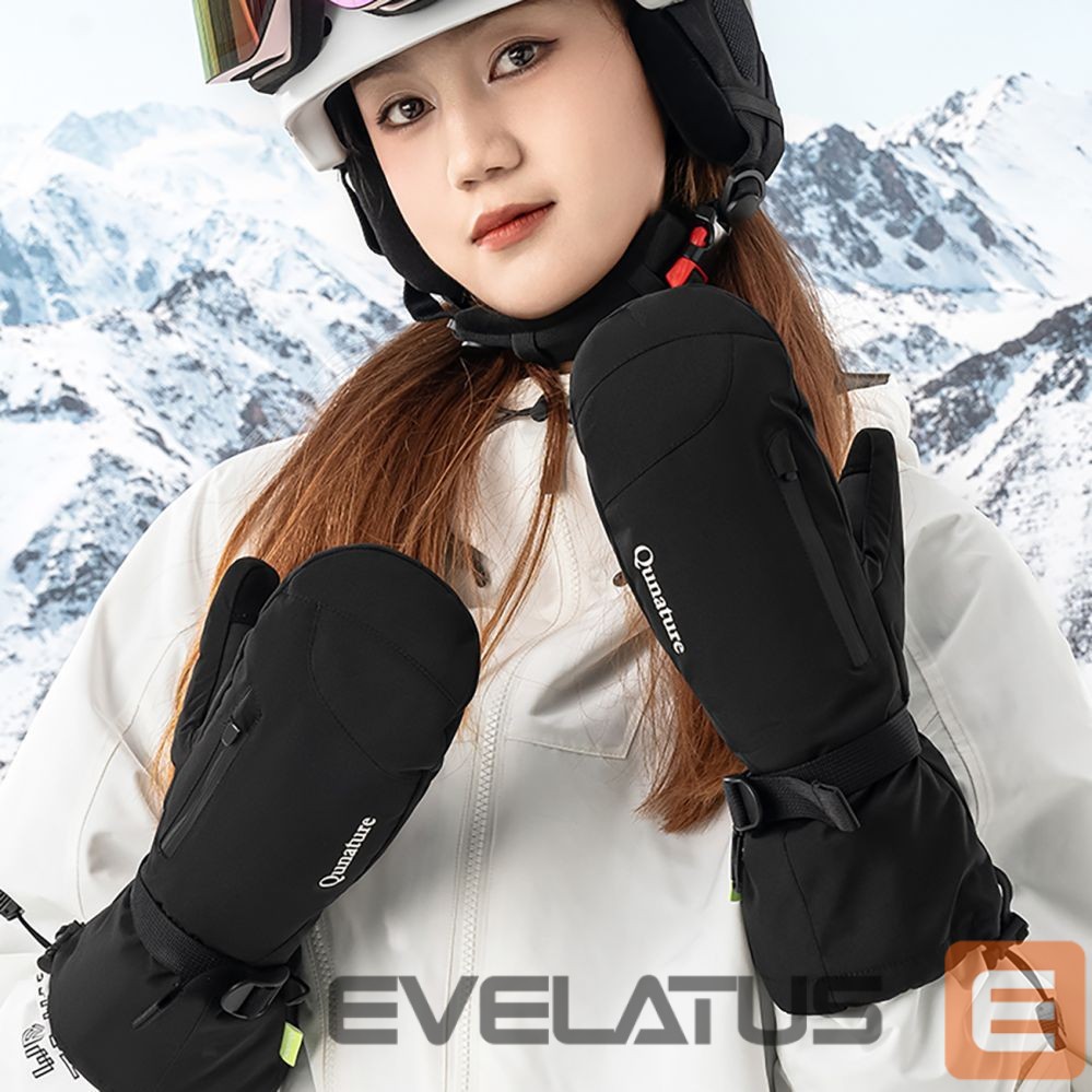 Teised Qunature Qunature Full Length Ski Gloves Size M - Black