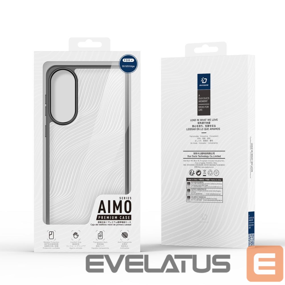 Tagakaaned Dux Ducis Dux Ducis Aimo case for Samsung Galaxy S25 Edge - black