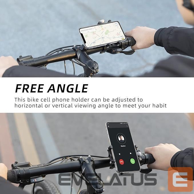 Jalgratta tarvik Rockbros Rockbros 699-BK Aluminum Alloy Bike Phone Holder - Black