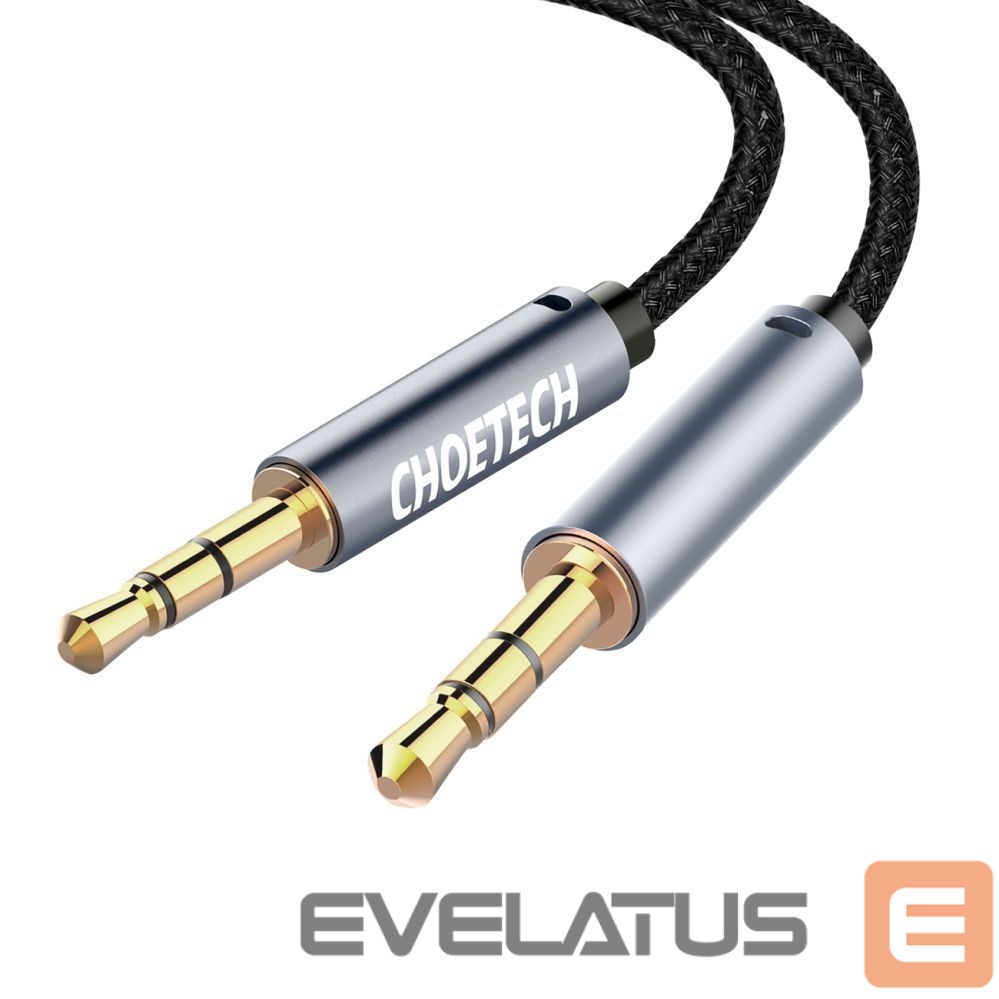 Kaabel Choetech Choetech AUX002 cable mini jack 3.5mm (male) / mini jack 3.5mm (male) 1.2m - black