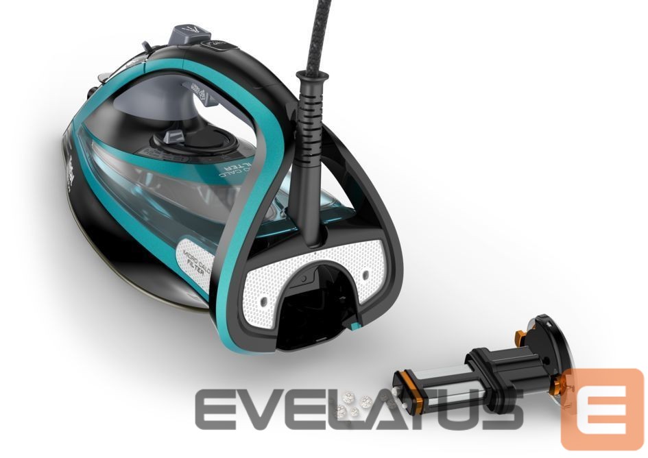 Triikrauad TEFAL | Ultimate Pure FV9844E0 | Steam Iron | 3200 W | Water tank capacity 350 ml | Continuous steam 60 g/min | Steam boost performance 250 g/min | Blue/Black