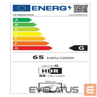 Televiisorid LG 43UP80003LR Smart TV Black