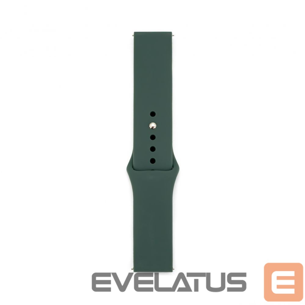 Rihm Connect 20mm Silicone Loop Watch Strap (S/M 110mm) Olive