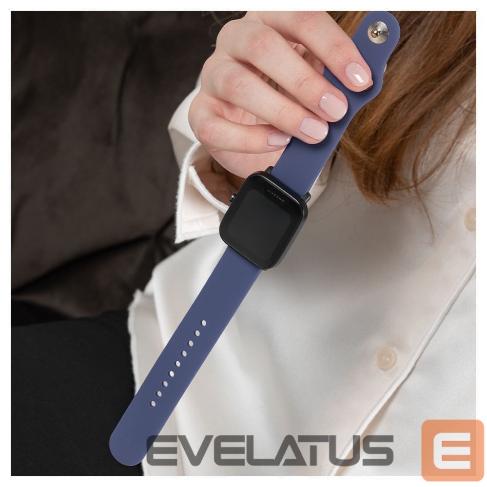 Rihm Evelatus Evelatus Watch 20mm Silicone Loop Watch Straps (130mm M/L) Blue