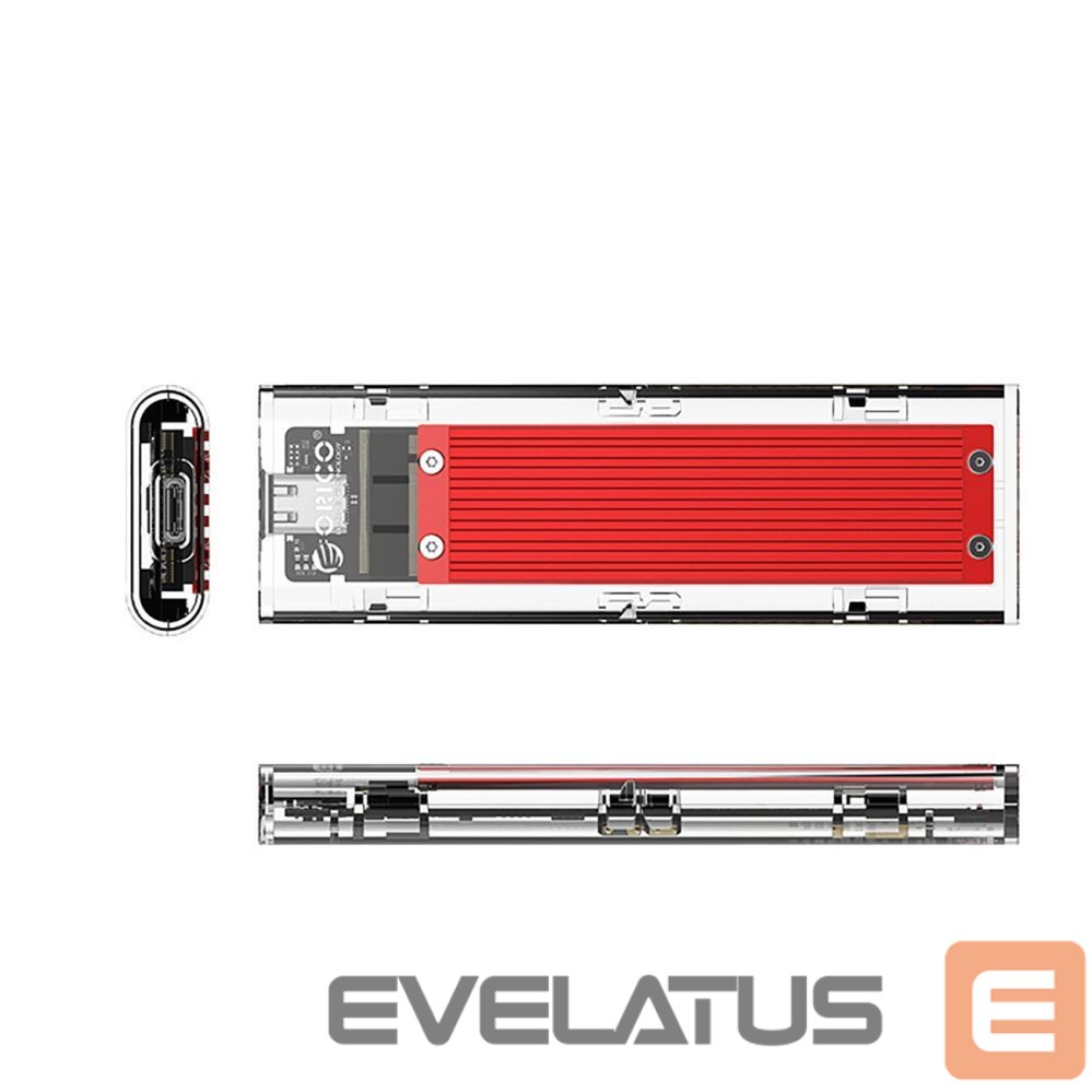 Muu arvutitarvik Orico Orico TCM2-C3 M.2 NVME to USB-C 10Gb/s Disk Drive - Red