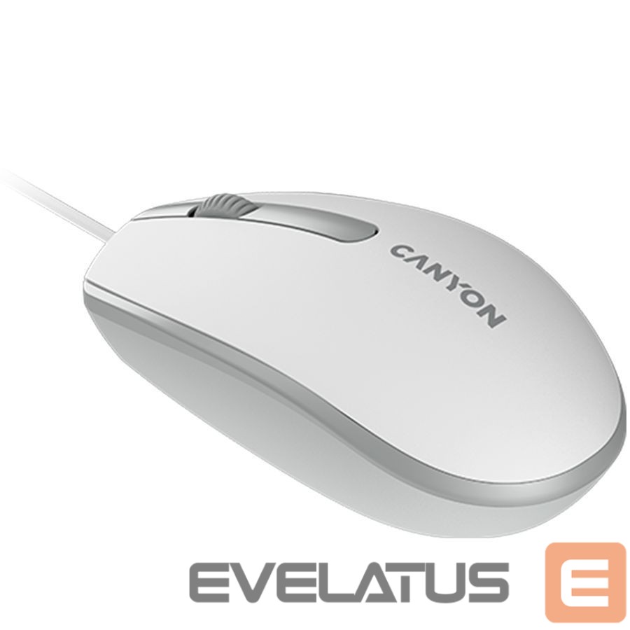 Arvutihiir Canyon CANYON mouse M-10 Wired White Grey