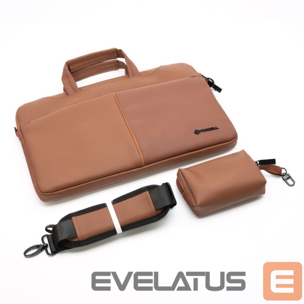 Kotid ja portfellid Forcell FORCELL F-PROTECT URBAN STYLE Bag for Laptop 15,6" brown
