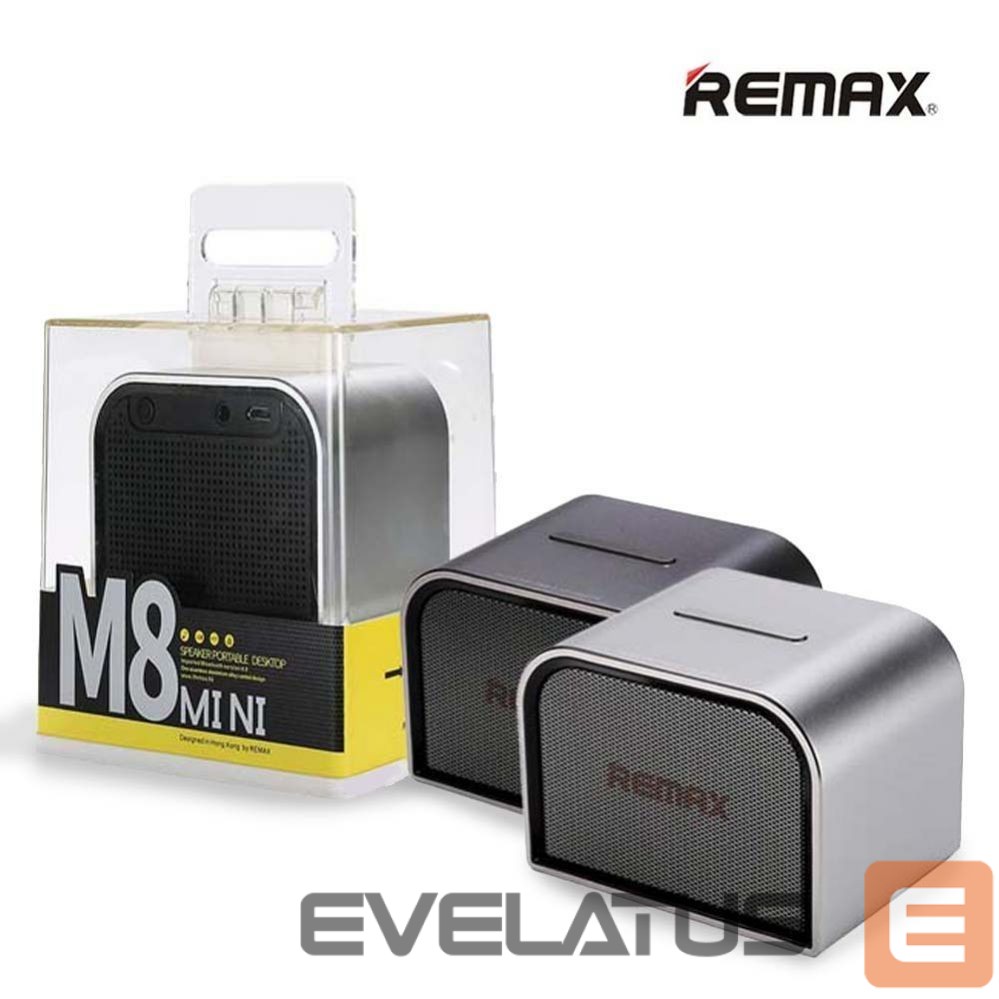 Juhtmevabad kõlarid Remax Universal Portable Bluetooth Speaker M8 Mini Silver
