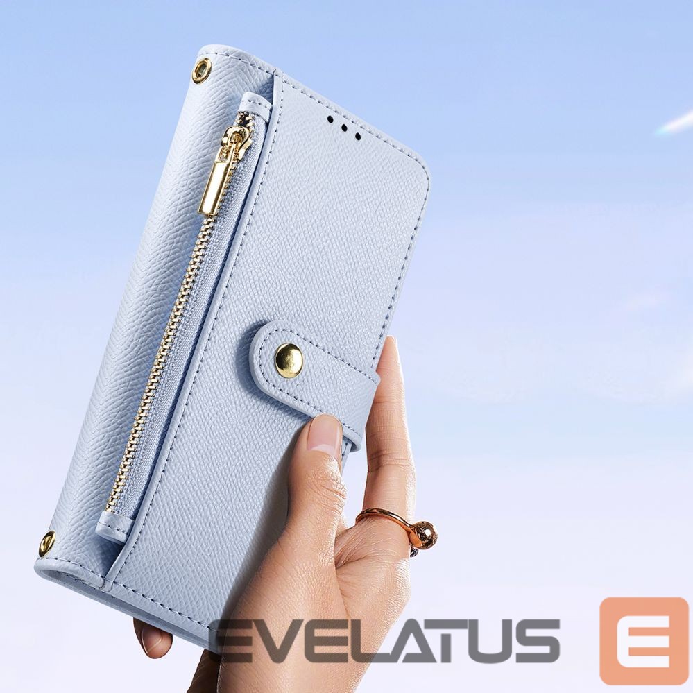Tagakaaned Dux Ducis Dux Ducis Lawa Leather Case for iPhone 15 Pro - Blue