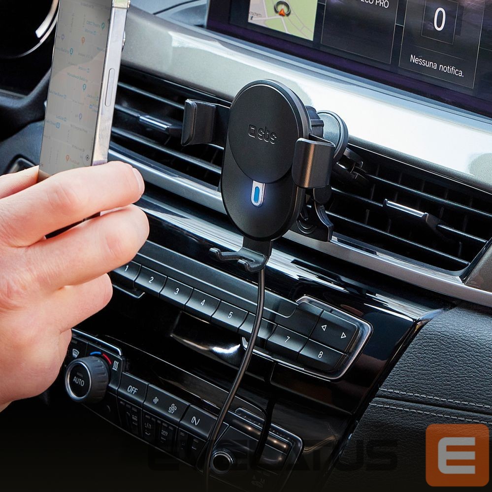 Dokkimisjaamad SBS Smartphone holder with inductive charger SBS TESUPWIR10CLIPSTG 10W - black