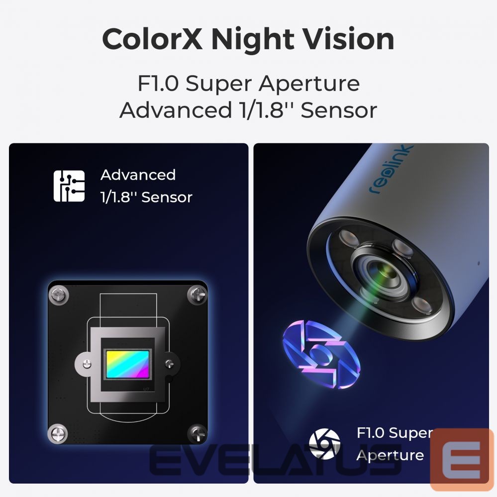 Veebikaamera Reolink ColorX Series P320X 2K 4MP True Color Night Vision PoE Camera |