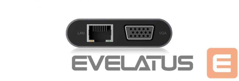 Juhtmevabad kõrvaklapid Raidsonic Icy Box IB-DK4040-CPD USB Type-C DockingStation with two video interfaces