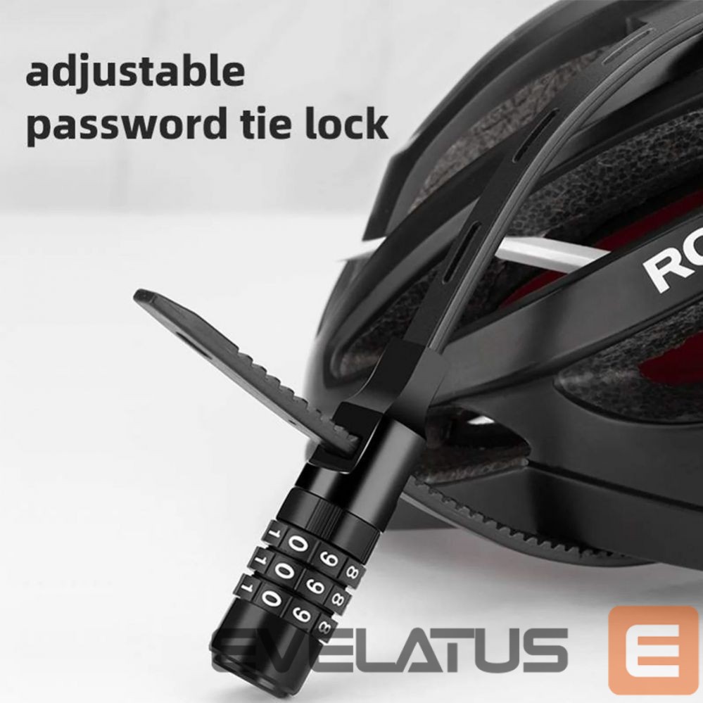 Jalgratta tarvik Rockbros Rockbros 3240001001 bicycle lock for 0.5 m combination - black