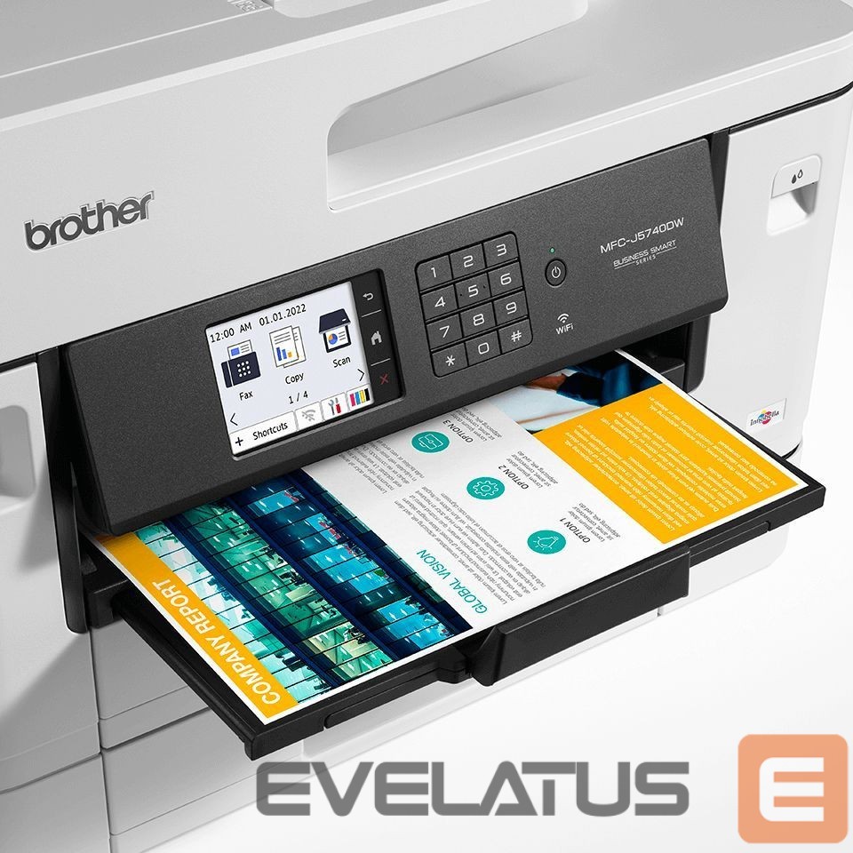 Printerid Brother All-in-one printer MFC-J5740DW Colour, Inkjet, 4-in-1, A3, Wi-Fi