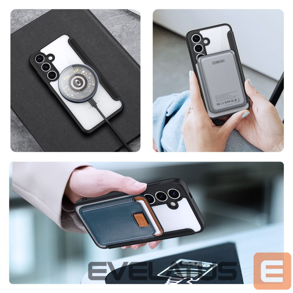 Tagakaaned Dux Ducis Dux Ducis Skin X Pro case for Samsung Galaxy S25+ with MagSafe and wallet - black